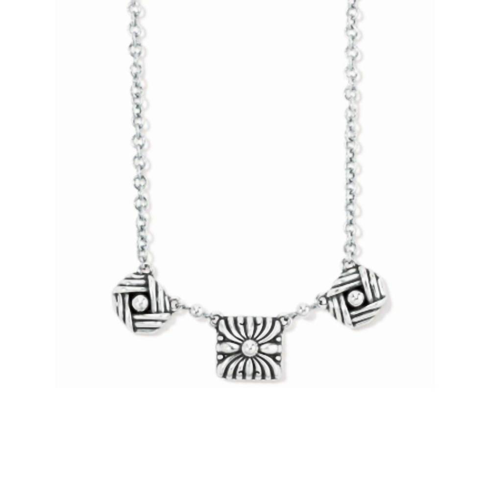 BRIGHTON sonora motif necklace in silver